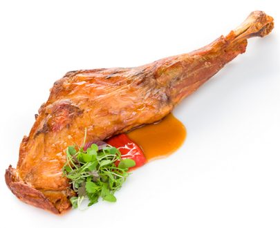 Paletilla de cordero lechal asada