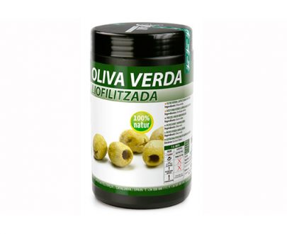Aceituna verde entera liofilizada