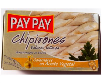 Chipirones rellenos en aceite Pay Pay