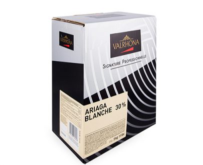 Cobertura blanca ariaga 30% de la marca Valrhona