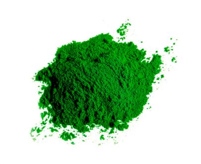 Colorante verde laca en polvo