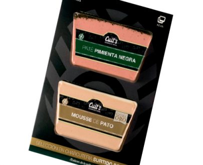 Duo paté de pimienta y mousse de pato Cuits