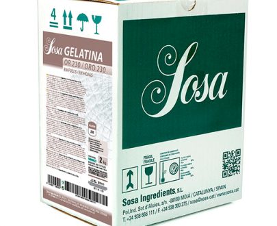 Hojas de gelatina de oro