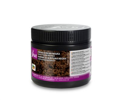 Harina de aceitunas negras