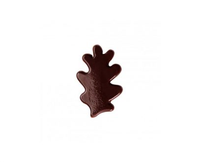 Hoja de acebo de chocolate