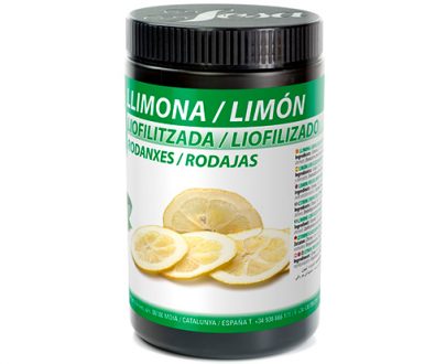 Limón liofilizado en rodajas