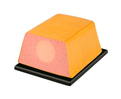 Lingote de foie con medallón de la marca Cuits