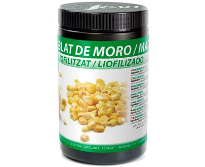 Maíz en grano liofilizado