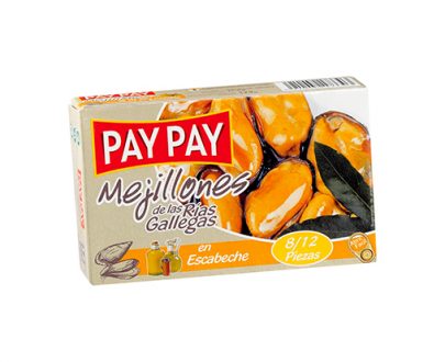 Mejillones Pay Pay 8/12 unidades