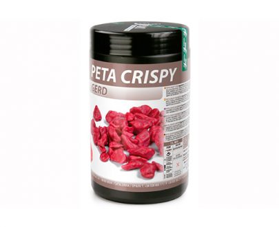 Peta crispy de frambuesa