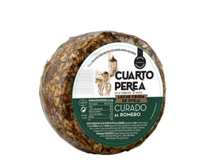 Queso curado al romero Cuarto Perea